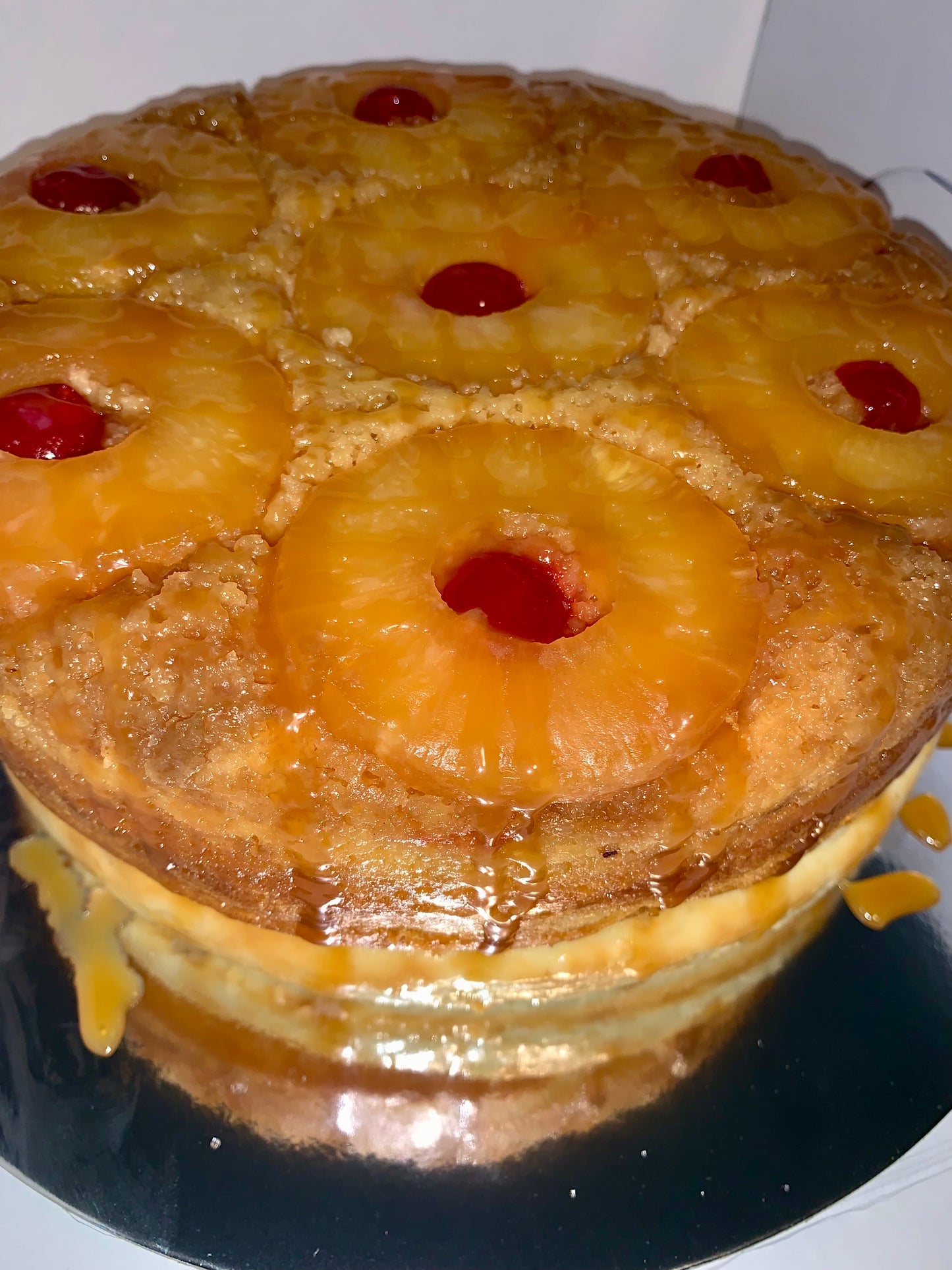 Pineapple Upside Down Cheesecake